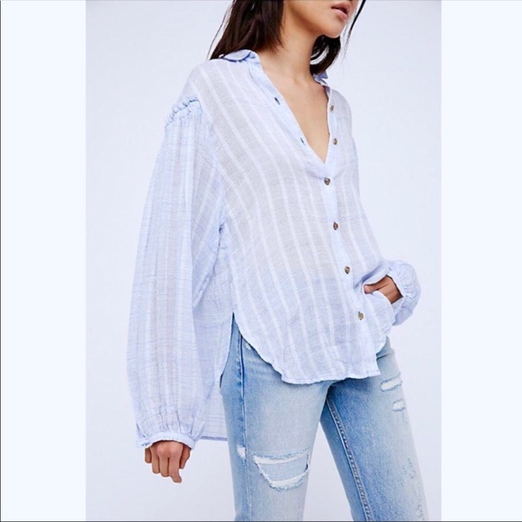 NWT Free People Black Headed To The Highlands Top - Picture 5 of 8